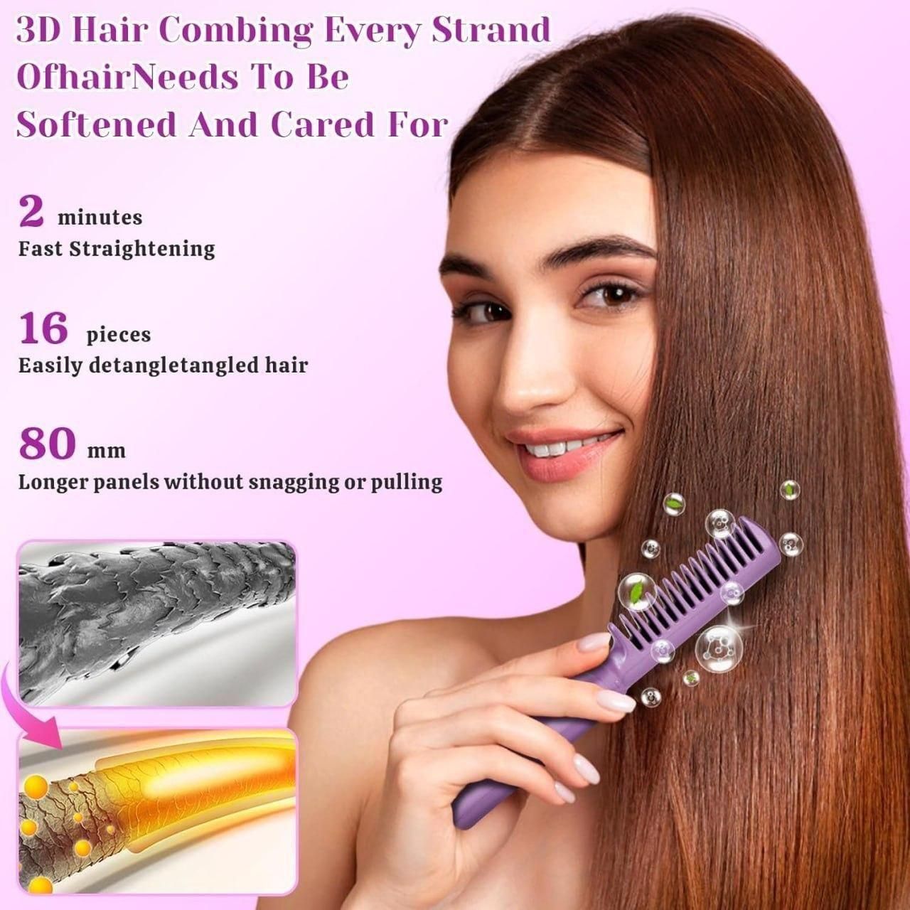 Portable Mini Hair Straightener Rechargeable